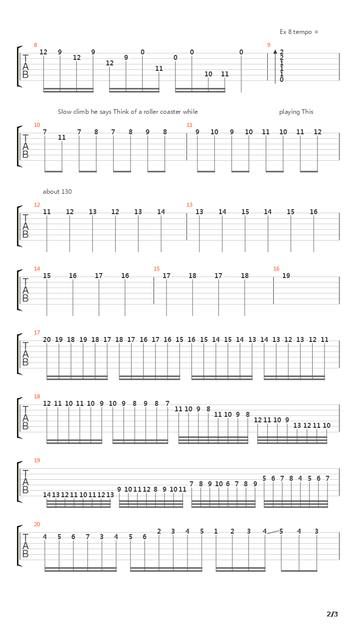 Buckethead Lesson 3 Examples 7 And 8吉他谱