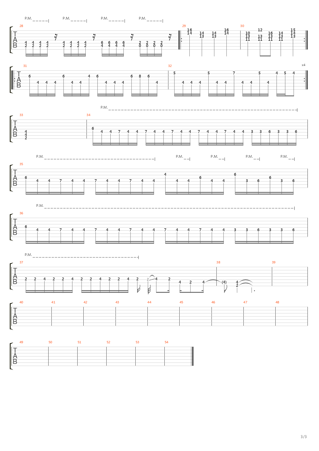 Electronic Slight Of Hand吉他谱