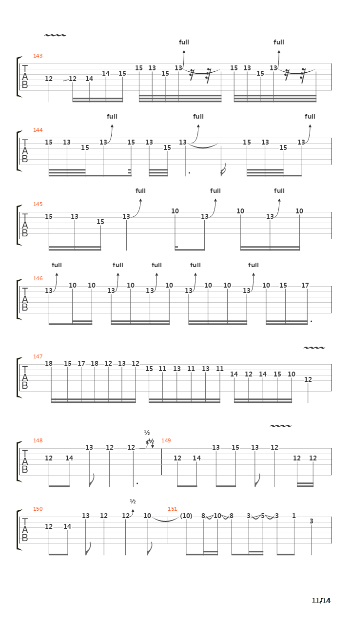 Nottingham Lace吉他谱