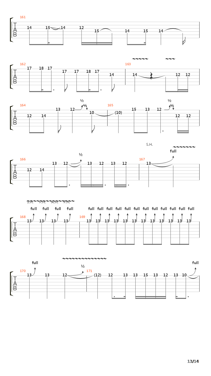 Nottingham Lace吉他谱