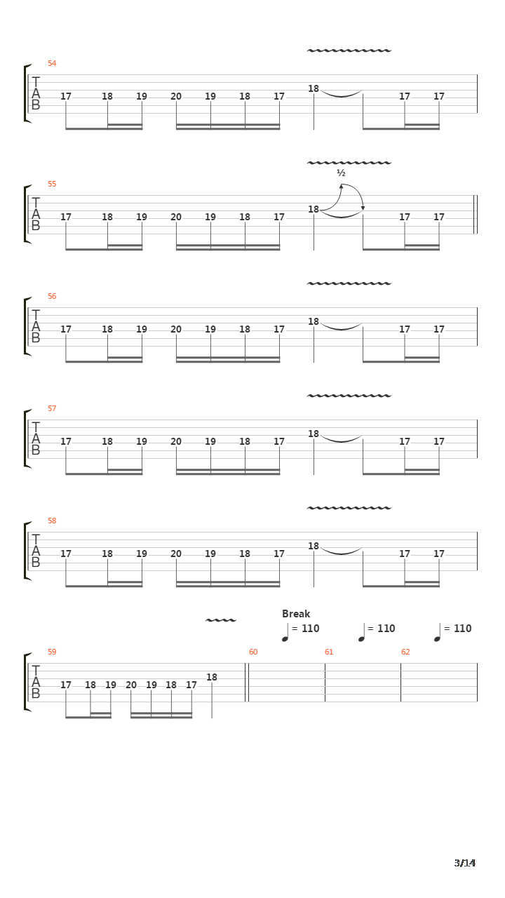 Nottingham Lace吉他谱