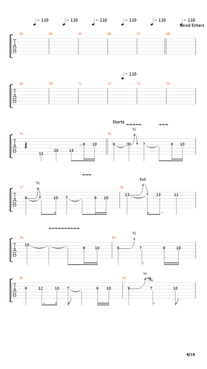 Nottingham Lace吉他谱