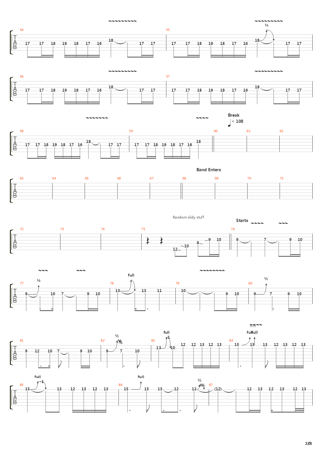 Nottingham Lace吉他谱