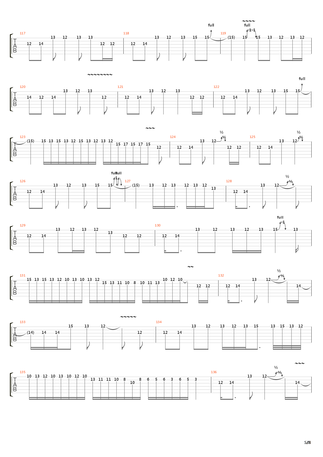 Nottingham Lace吉他谱