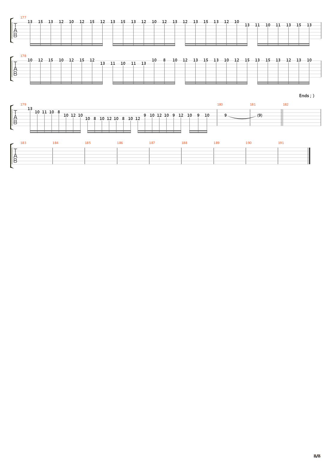 Nottingham Lace吉他谱