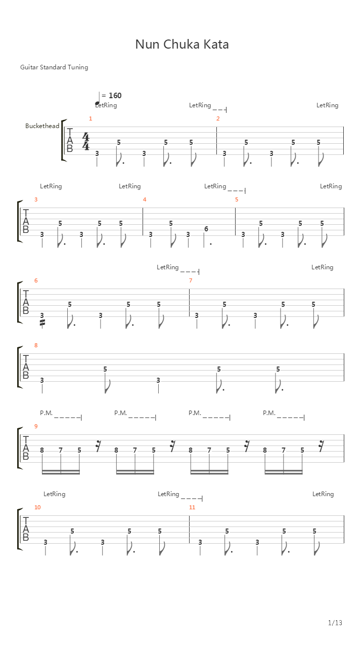 Nun Chuka Kata吉他谱