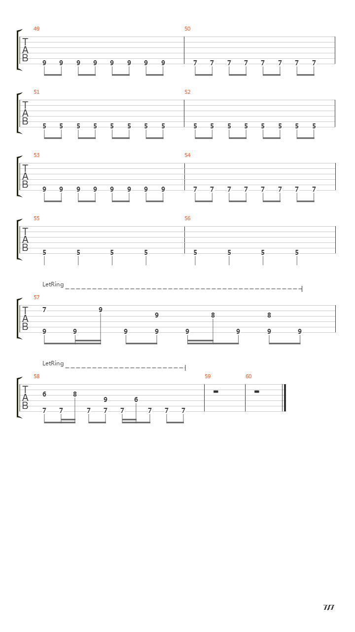 Animal Behaviour (Solo)吉他谱