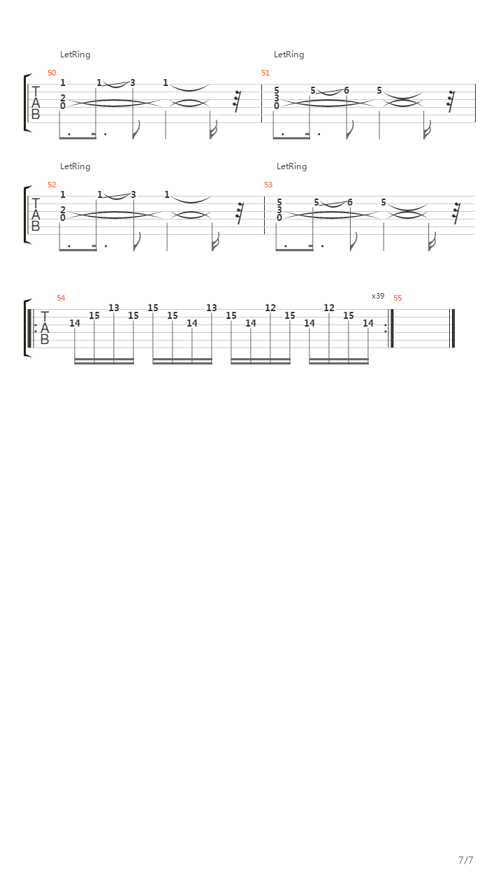 Coma吉他谱