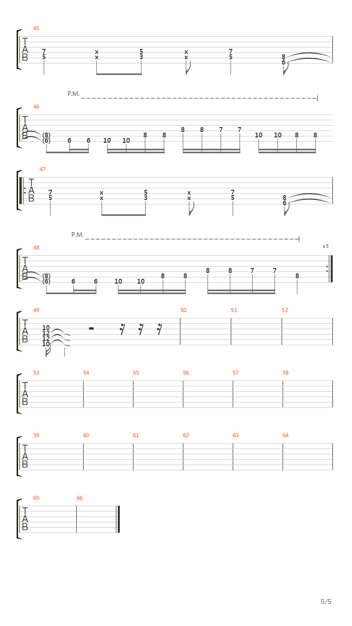 Iceman吉他谱