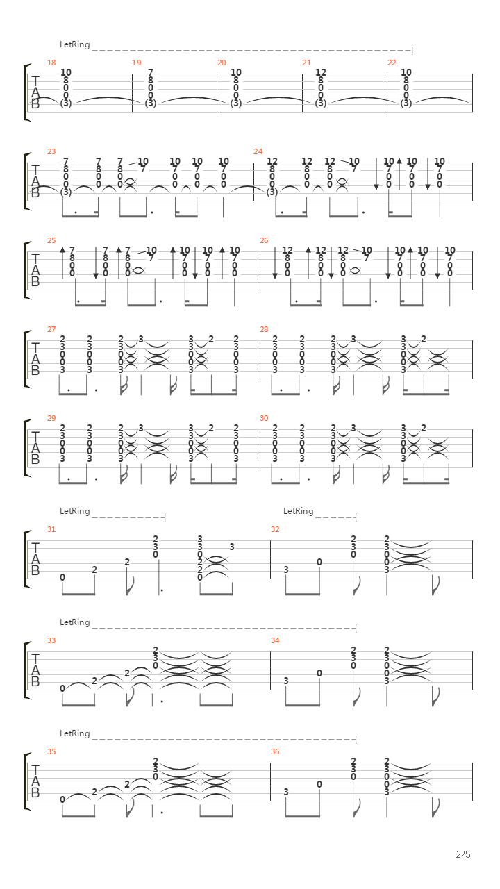 Sea Of Expanding Shapes吉他谱