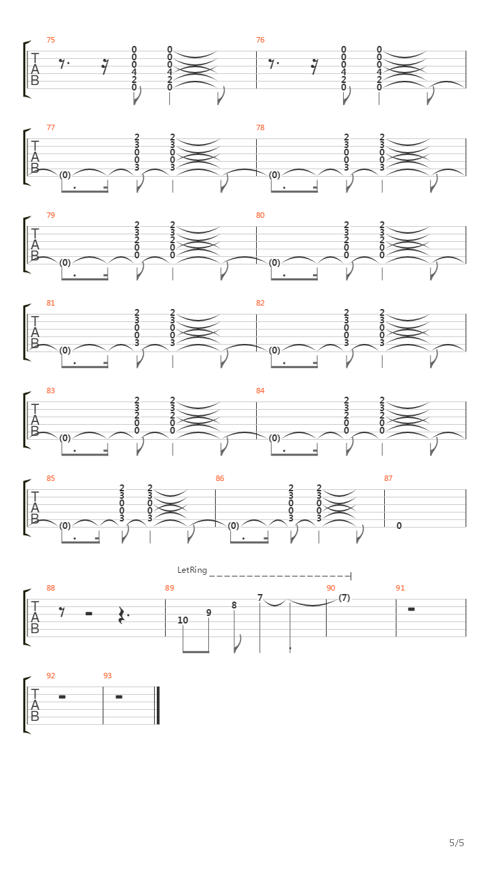 Sea Of Expanding Shapes吉他谱