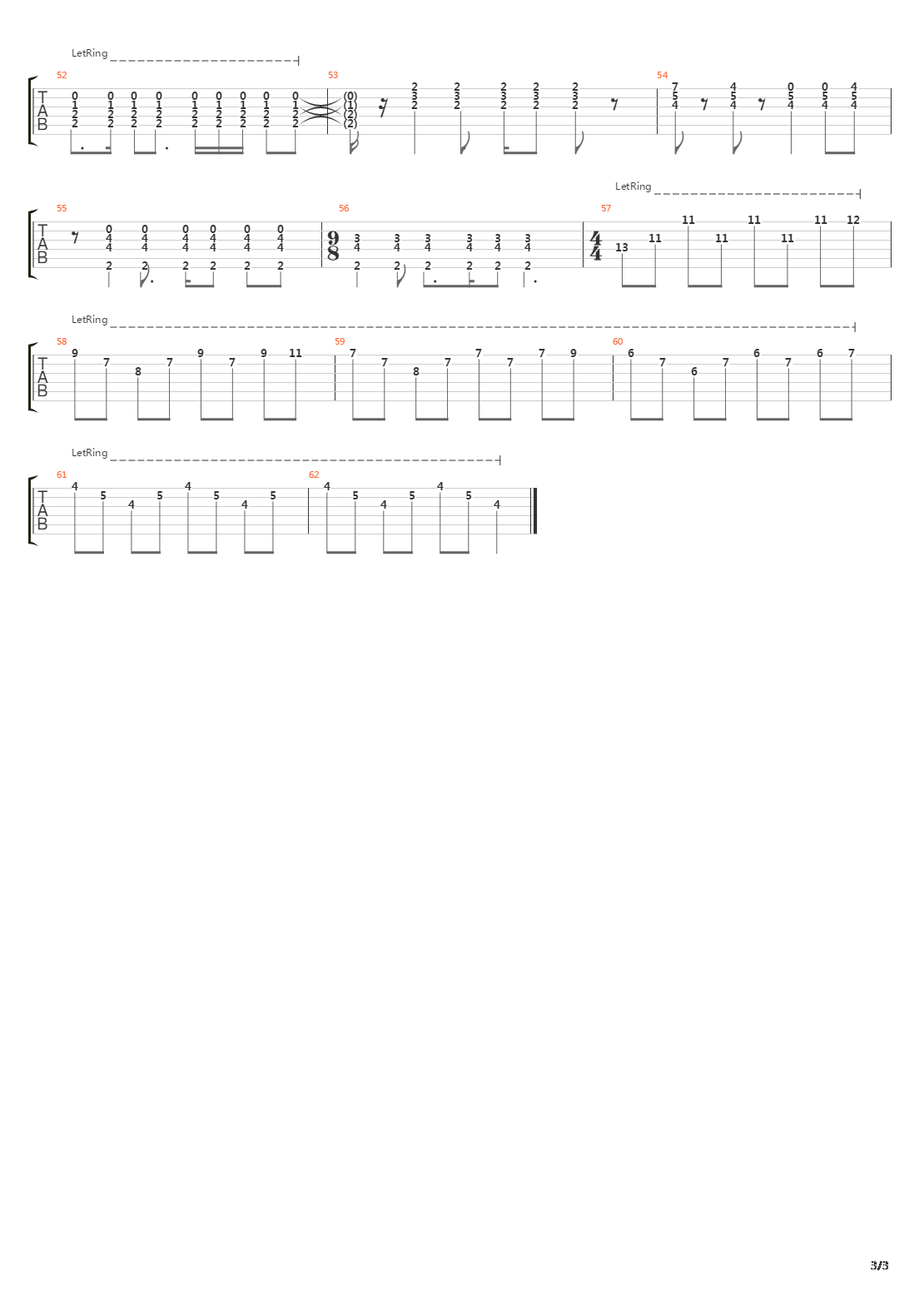 Sea Wall吉他谱