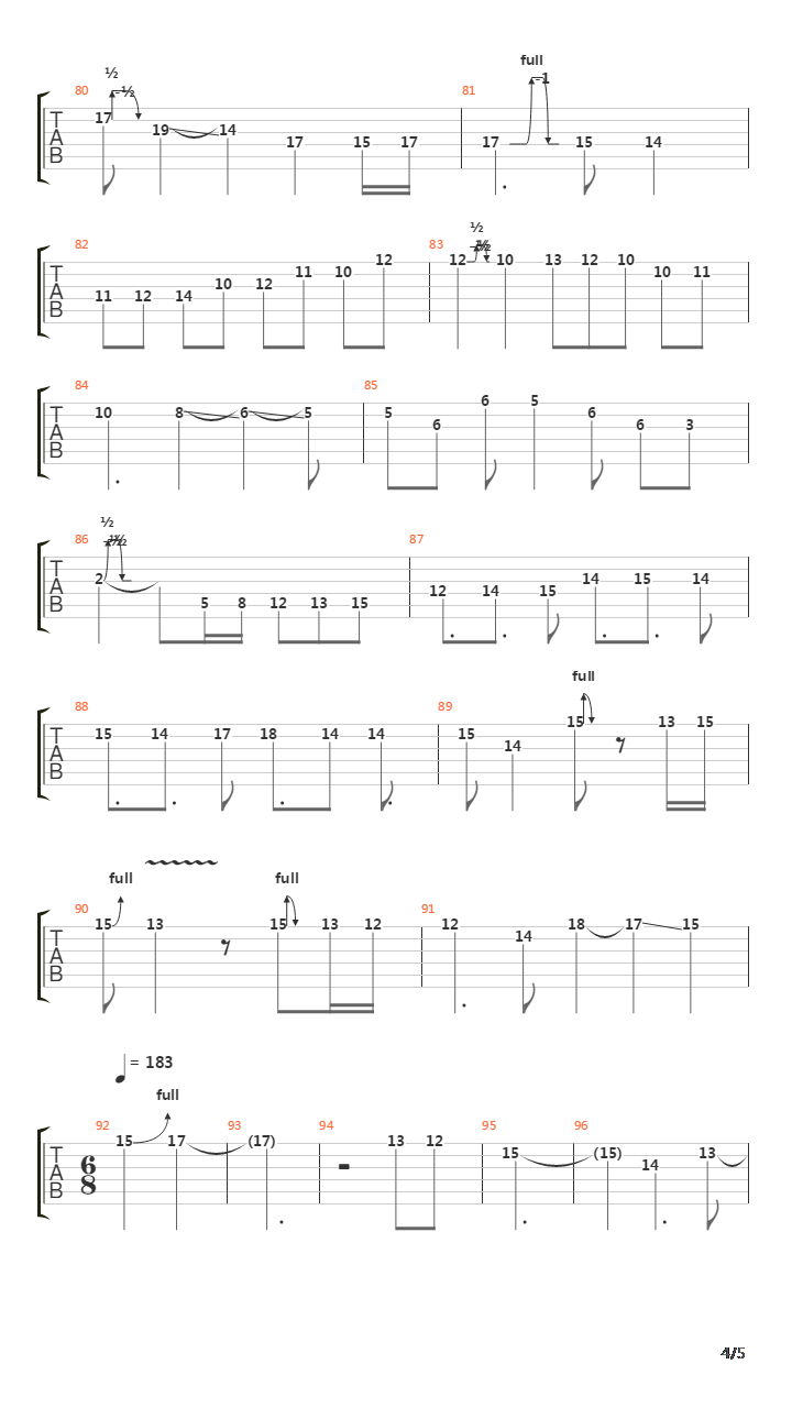 Spell Of The Gypsies吉他谱