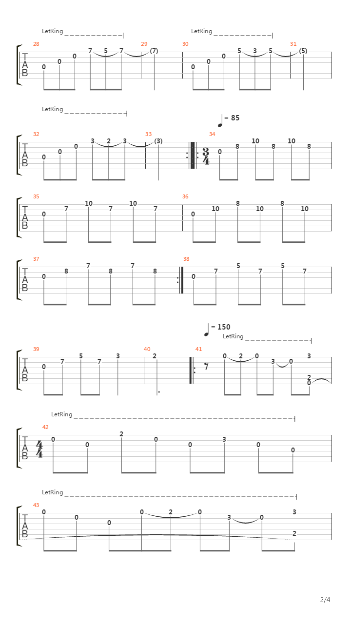 The Landing Beacon吉他谱