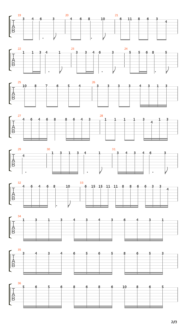 Minuet（小步舞曲）吉他谱