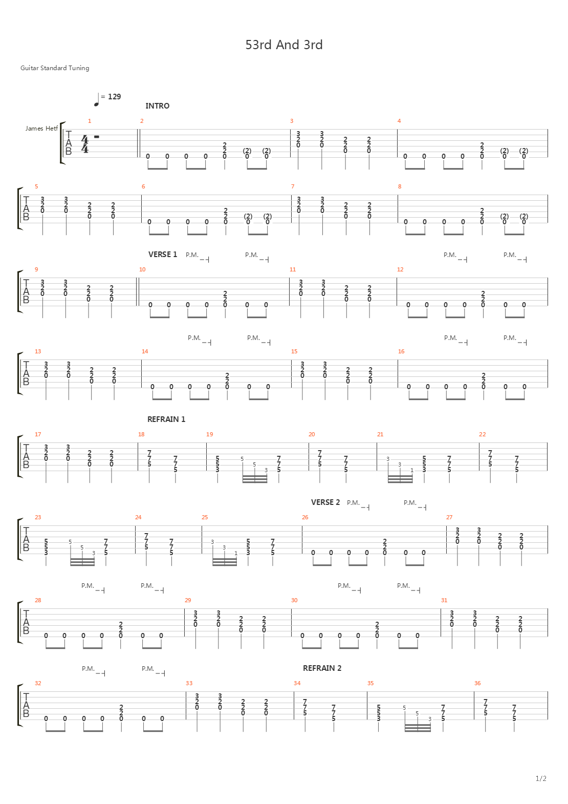 53rd And 3rd吉他谱