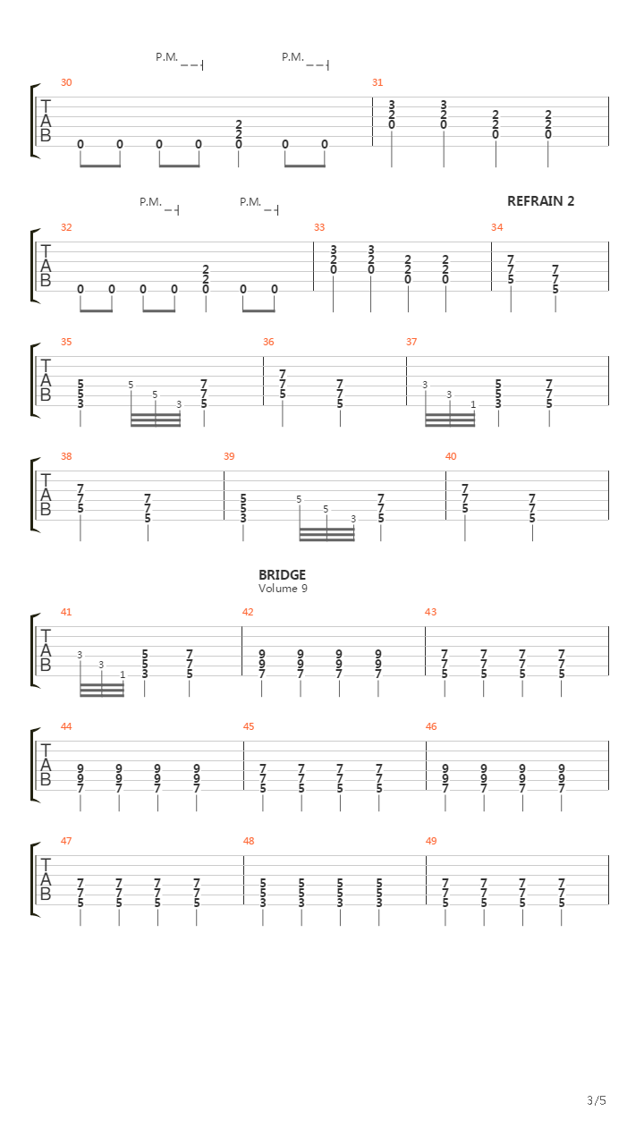 53rd And 3rd吉他谱