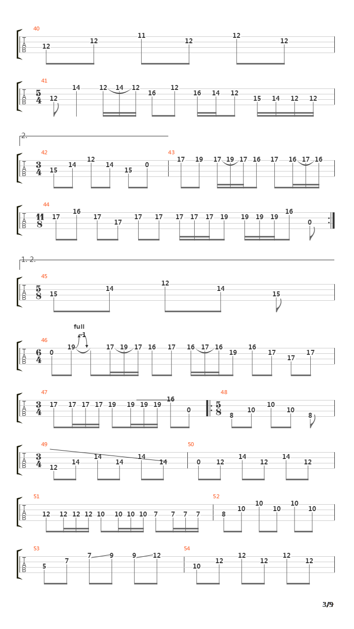 Anesthesia (Pulling Teeth)吉他谱