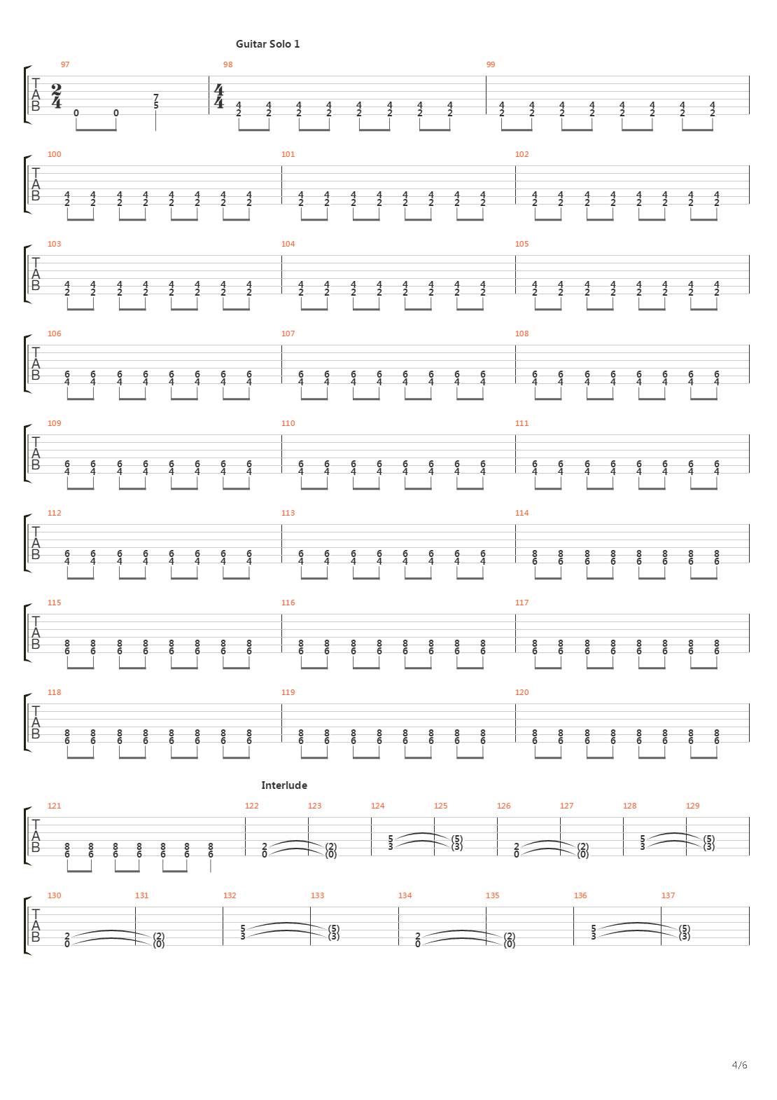 Blitzkrieg吉他谱