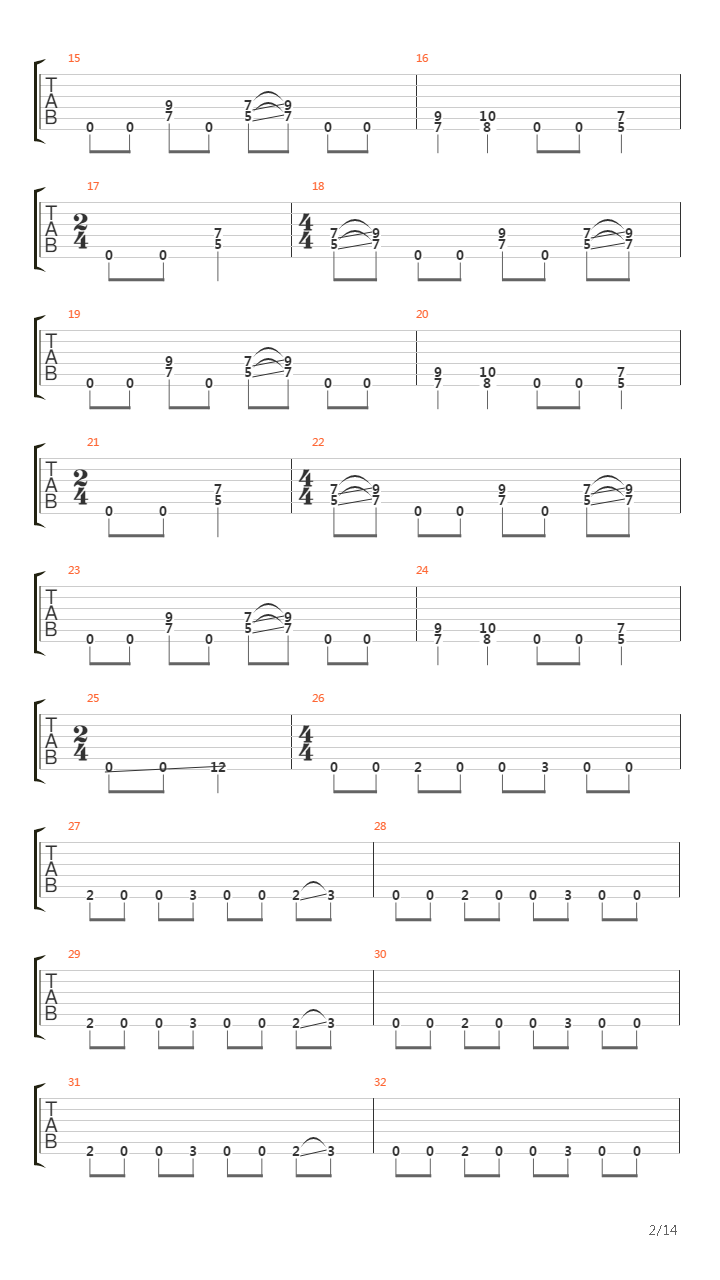 Blitzkrieg吉他谱