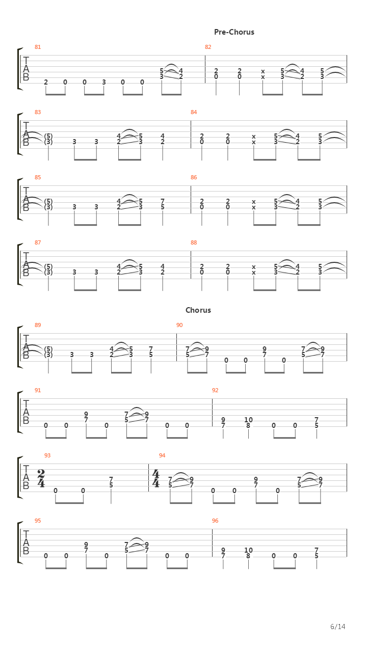 Blitzkrieg吉他谱