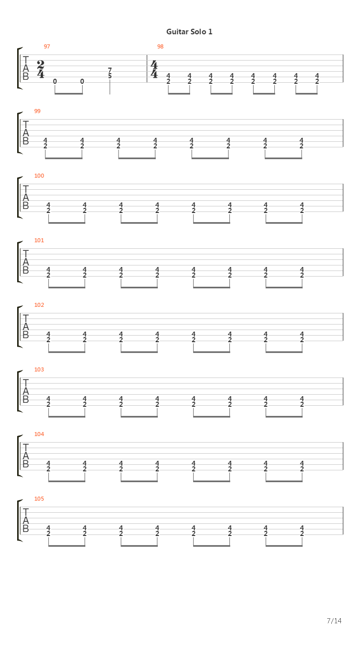 Blitzkrieg吉他谱