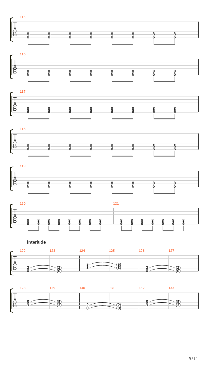 Blitzkrieg吉他谱