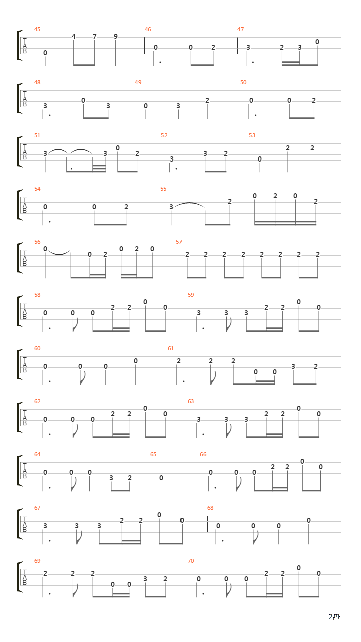 Fade To Black (Acoustic)吉他谱