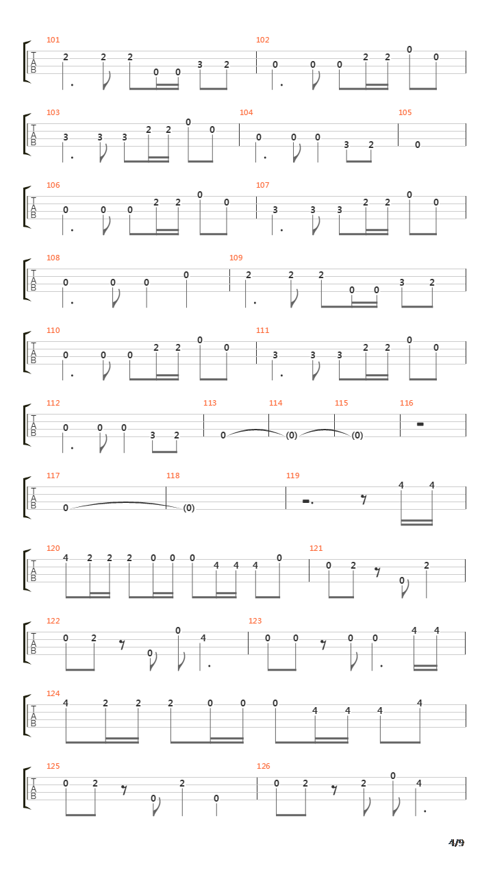 Fade To Black (Acoustic)吉他谱