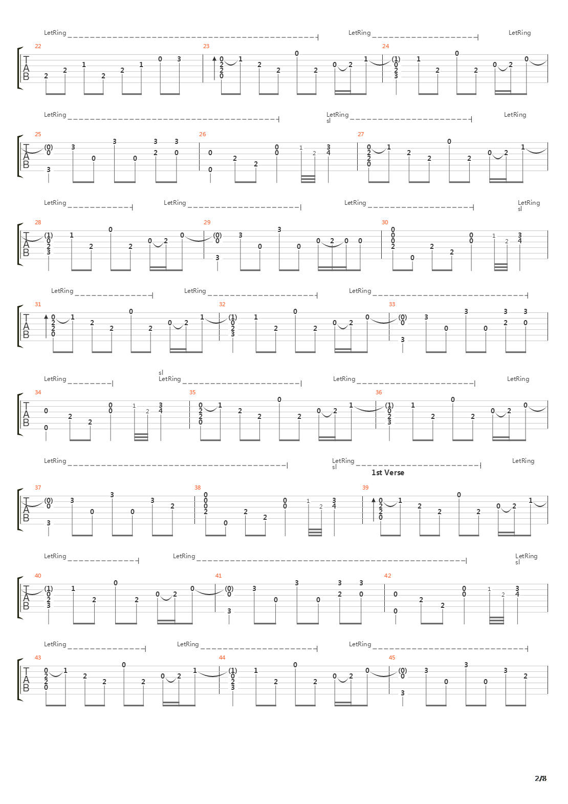 Fade To Black (Guitaronline Version)吉他谱