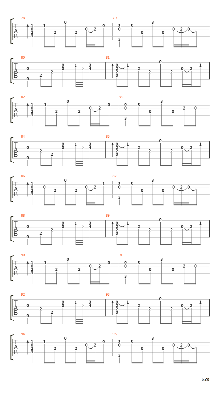 Fade To Black吉他谱