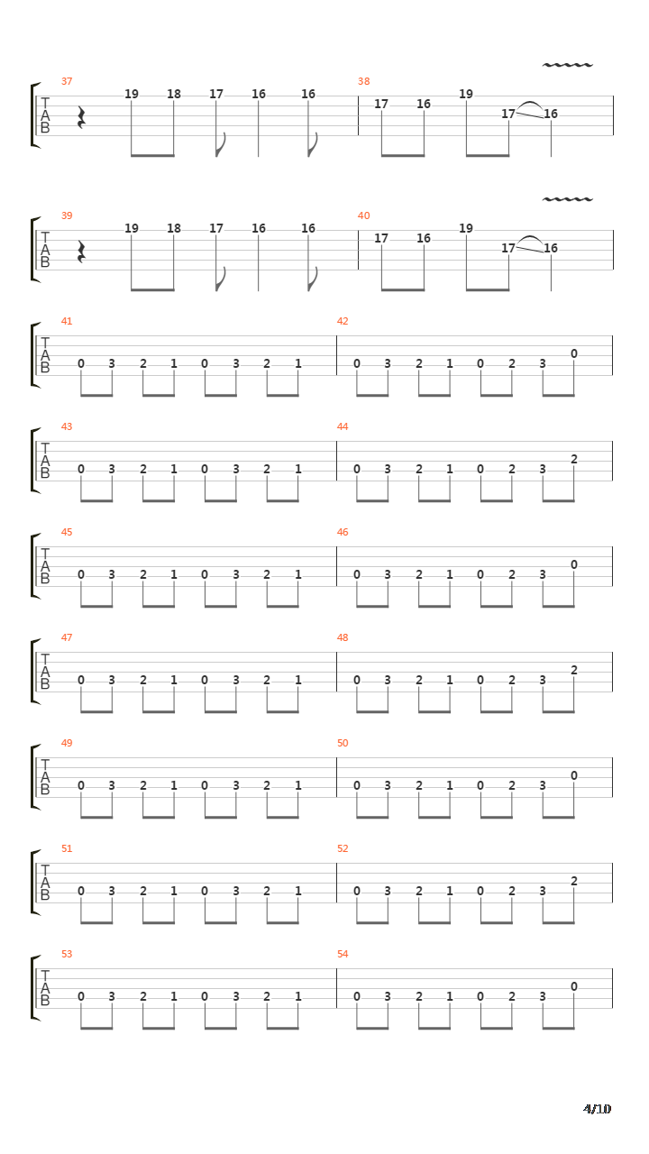 For Whom The Bell Tolls吉他谱