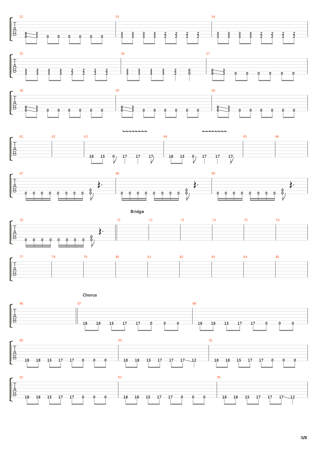 Frantic吉他谱