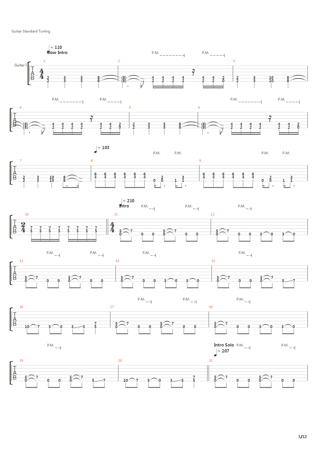 Hate Train吉他谱