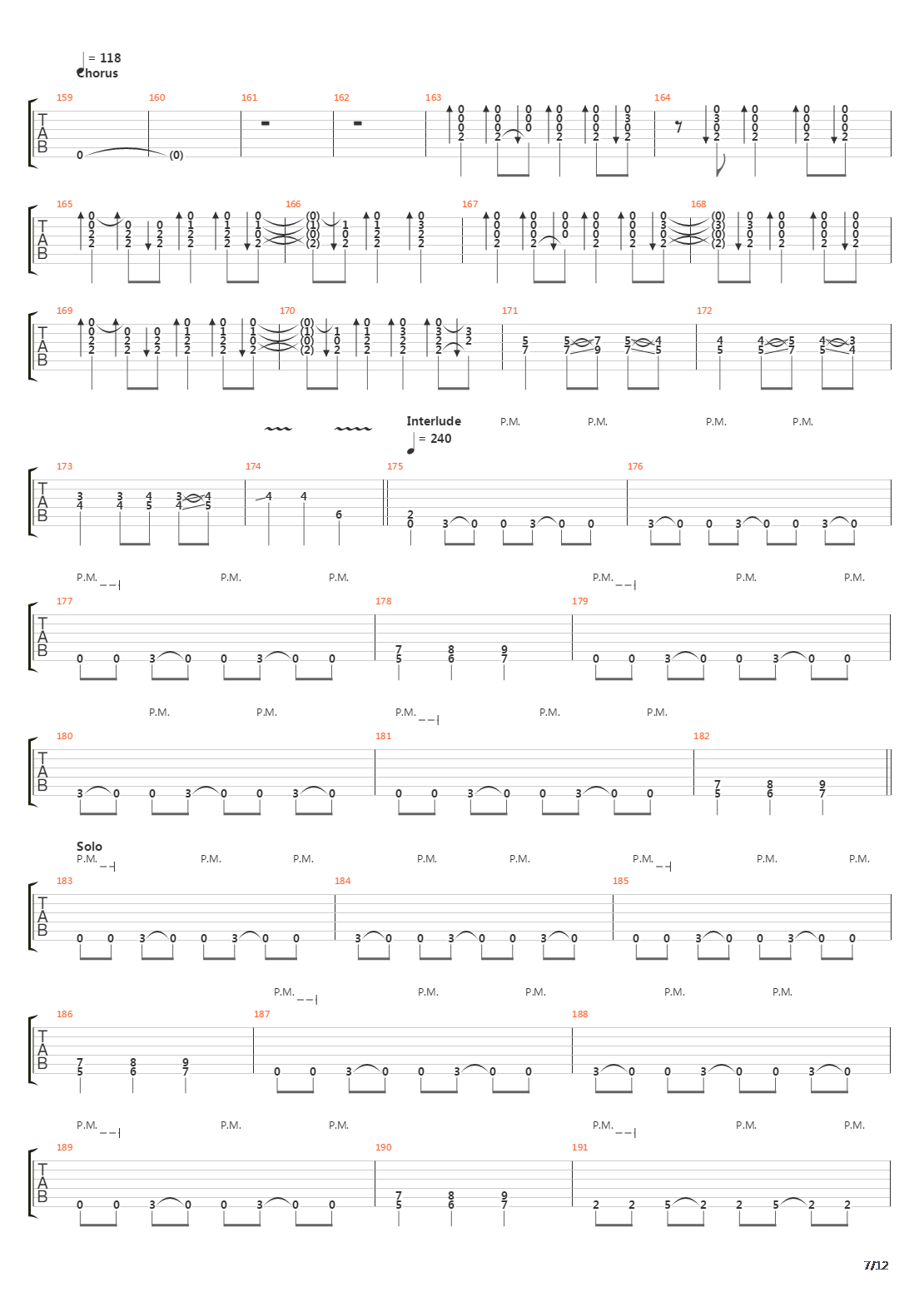 Hate Train吉他谱