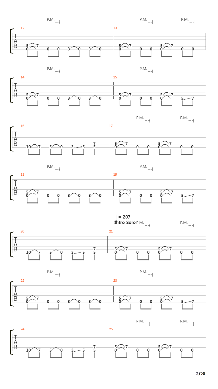 Hate Train吉他谱