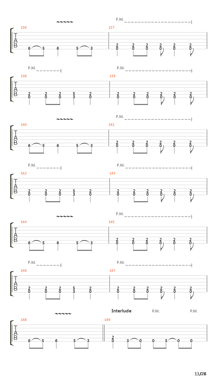 Hate Train吉他谱