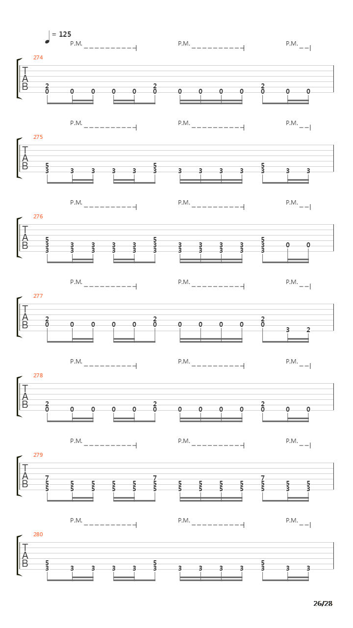 Hate Train吉他谱