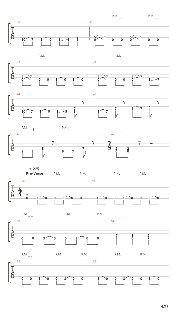 Hate Train吉他谱