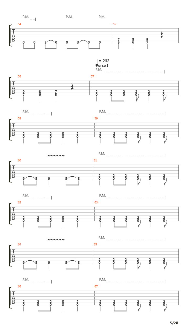 Hate Train吉他谱