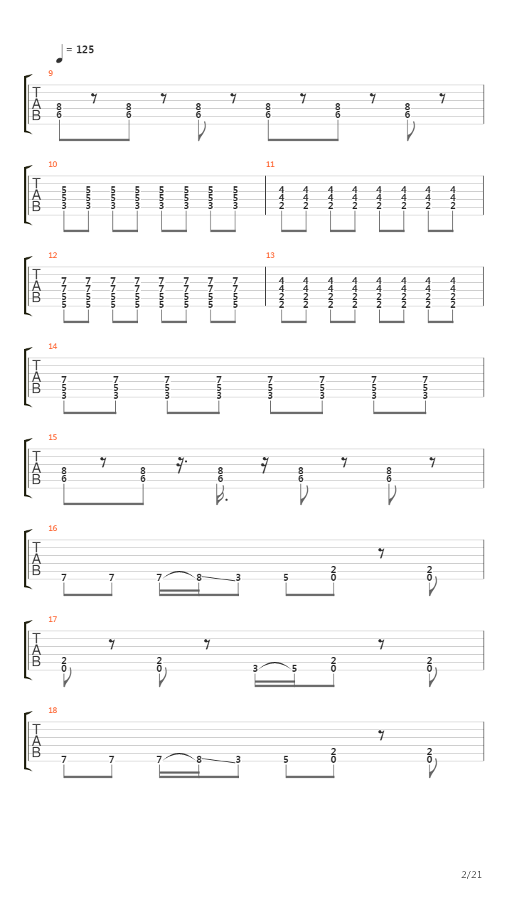 Hell And Back吉他谱