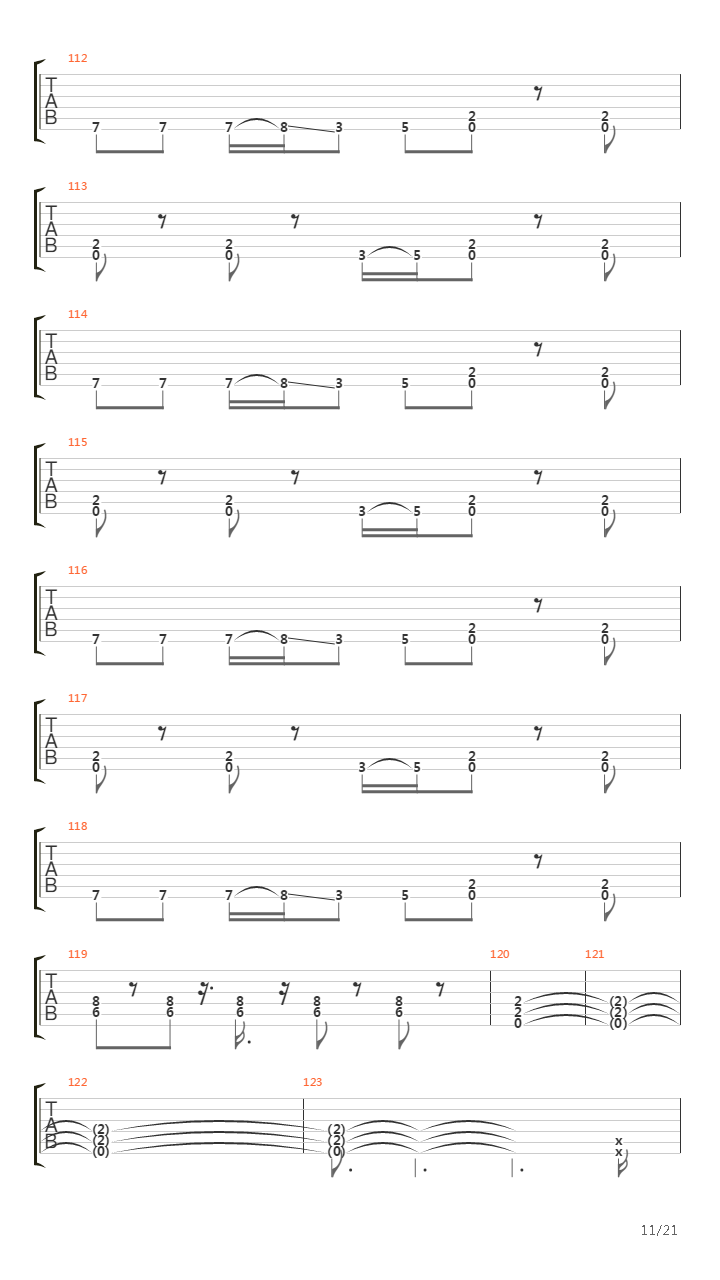 Hell And Back吉他谱