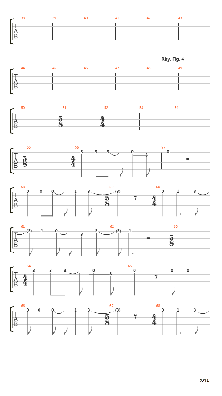 Master Of Puppets (S&amp;M)吉他谱