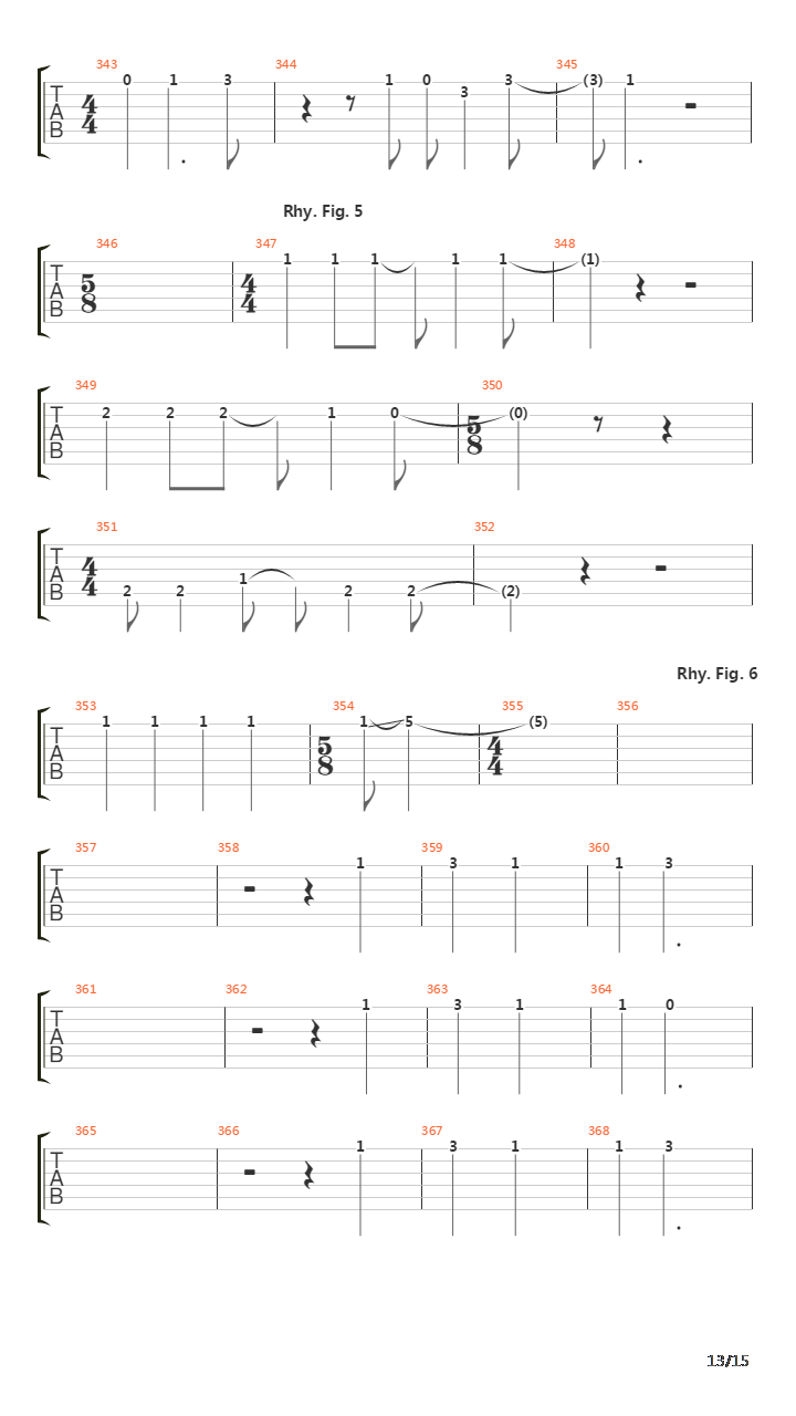 Master Of Puppets (S&amp;M)吉他谱