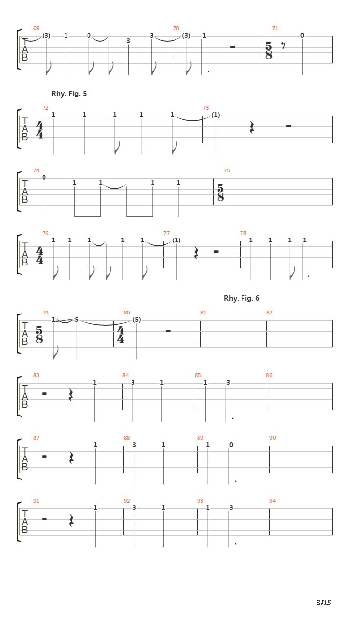 Master Of Puppets (S&amp;M)吉他谱