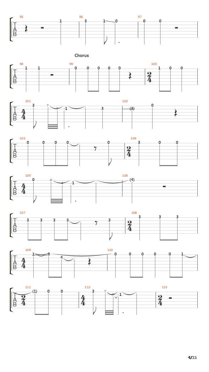 Master Of Puppets (S&amp;M)吉他谱