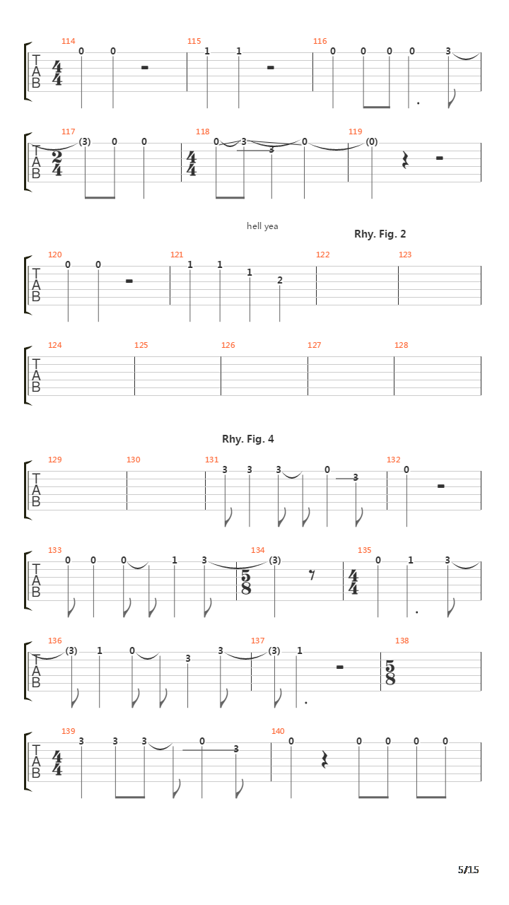 Master Of Puppets (S&amp;M)吉他谱