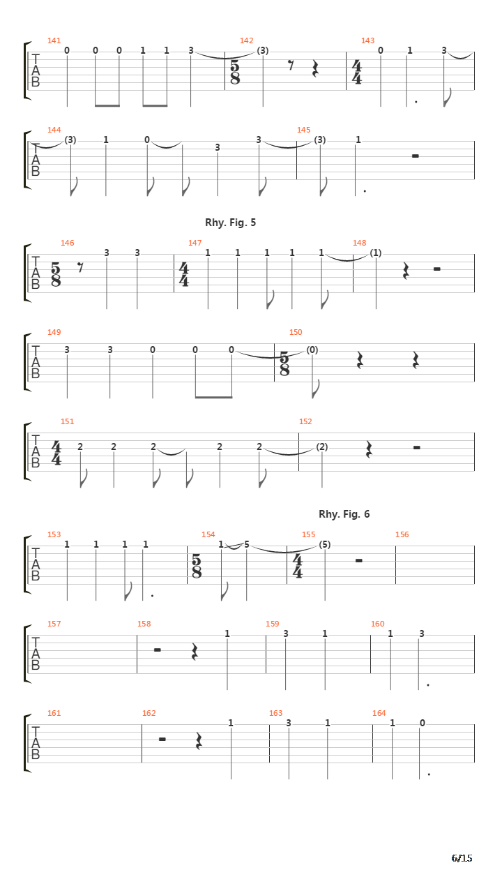 Master Of Puppets (S&amp;M)吉他谱