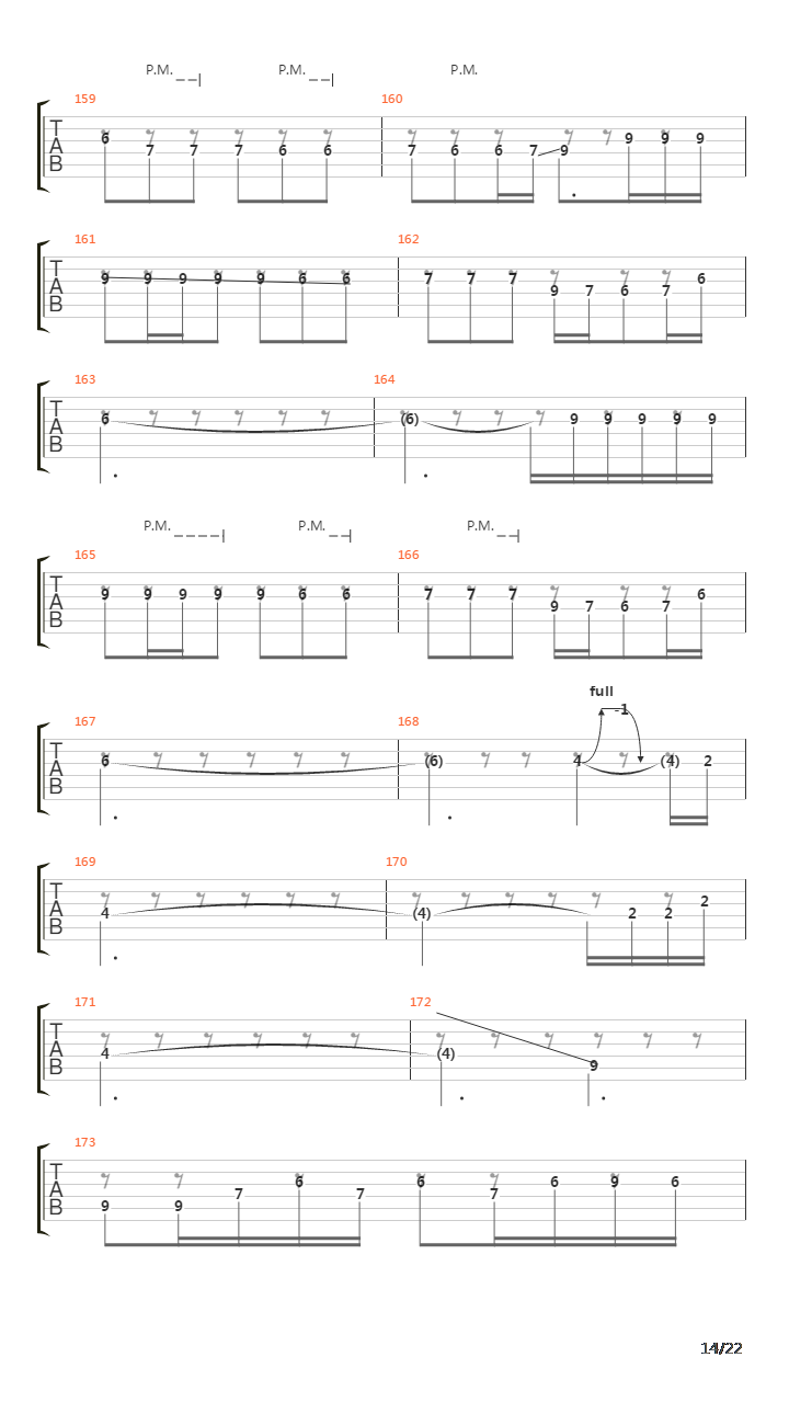 Orion吉他谱