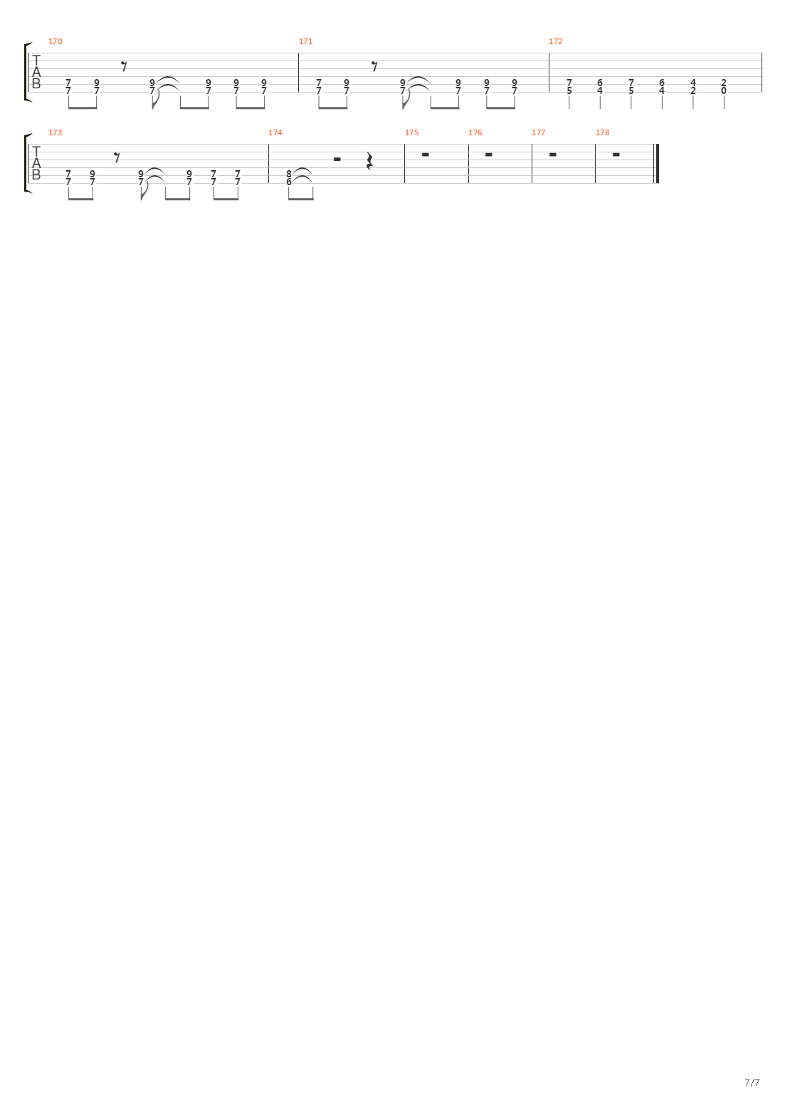 Sabbra Cadabra吉他谱